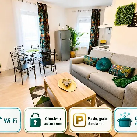 Lejlighed Duplex Tropical Chic - Clim & Check-in Autonome Denain