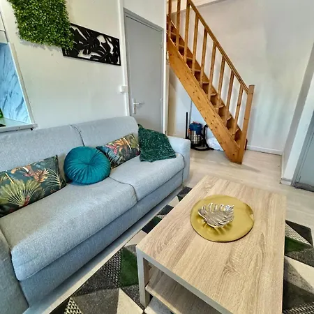 Duplex Tropical Chic - Clim & Check-in Autonome Denain